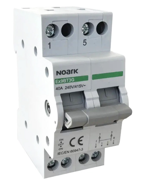 Noark Group Changeover Switch Ex9BT3G 2CO 40A